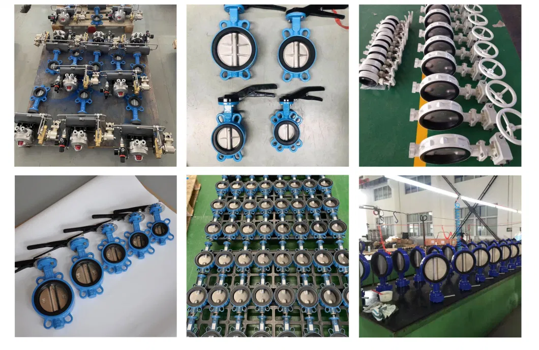 OEM/ODM China Factory Goods Pneumatic Electric Actuator Solenoid 4&quot; with PTFE Liner Wafer JIS10K Pn16 ANSI150 Butterfly Valve Prices