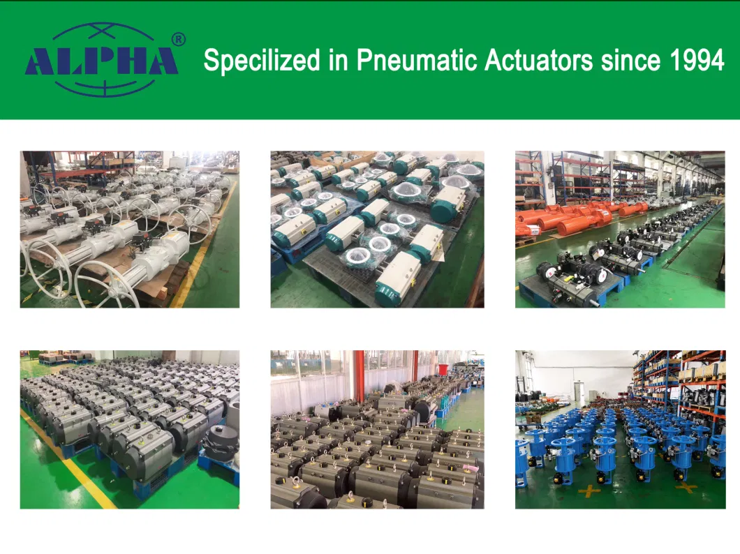 Famous Products Stainless Steel Alpha Series a Rt02700 Pneumatic for Ball Valve Actuator