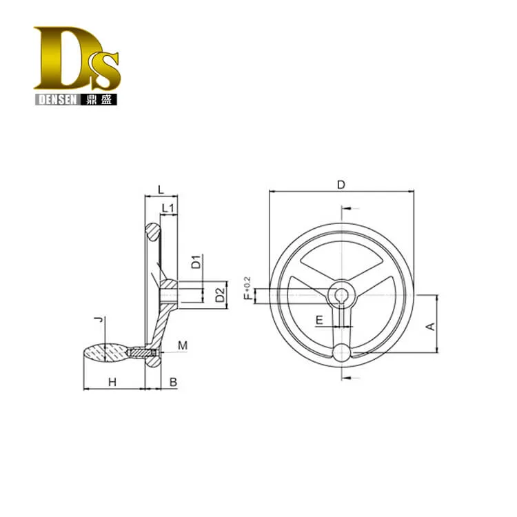 Precision Ball Valves: Densen&prime;s Customized Manual Handwheel for Industrial Use