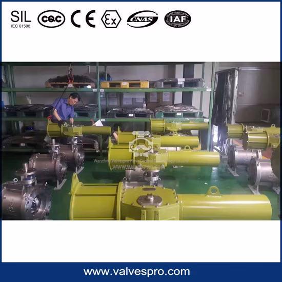 Cryogenic Scotch Yoke Pneumatic Actuator Can Be -60 Degrees Celsius