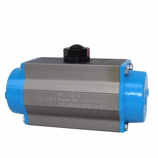 Spring Return and Double Acting Pneumatic Rack Pinion Actuator