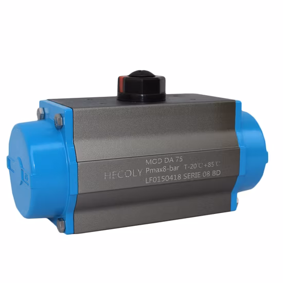 Spring Return and Double Acting Pneumatic Rack Pinion Actuator
