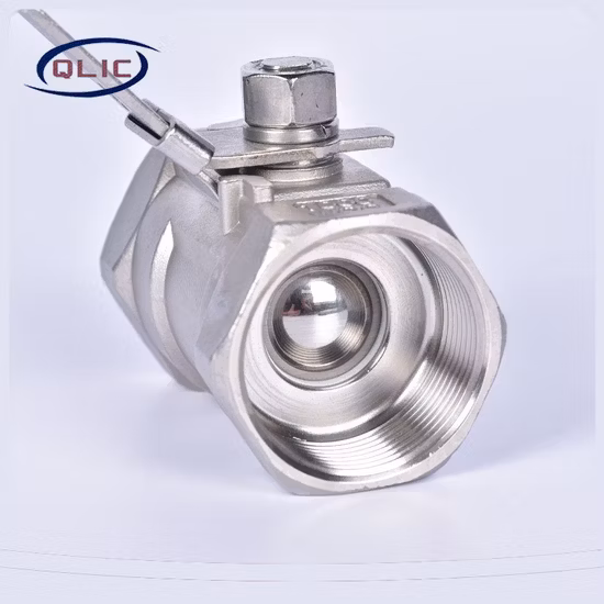 Pn16 Italy Type CF8m SS304 1PC Wafer Flanged Ball Valve with ISO Mounting Pad