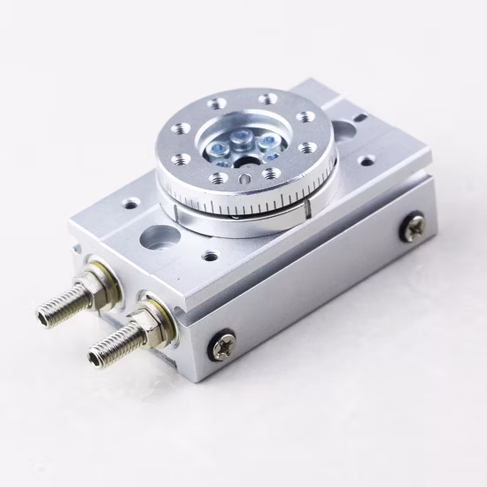Made in China Xhnotion (MSQB) Pneumatic Cylinder 90 180 Degree Rack Pinion Swing Solid Rotary Table Japan Type Double Acting Actuator
